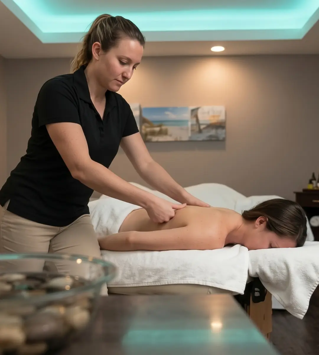 Neck and Shoulder Massage Tampa Targeted Foot Relief
